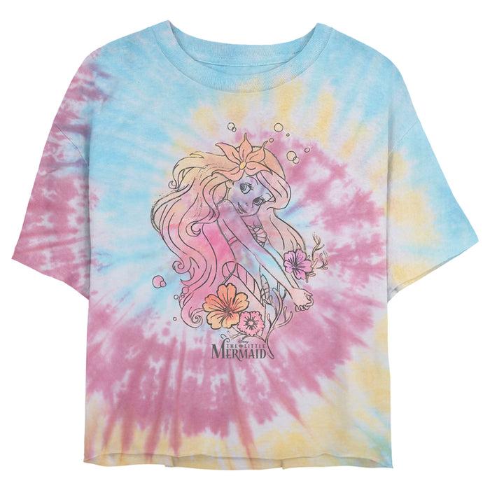 fifth sun Junior's The Little Mermaid Watercolor Wish T-Shirt