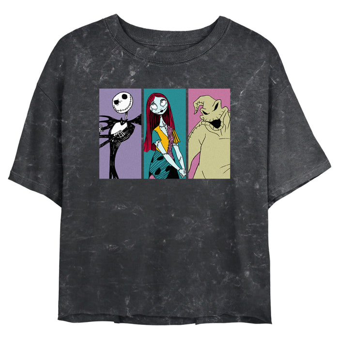 Fifth Sun Junior's The Nightmare Before Christmas Jack Sally Oogie Portraits T-Shirt