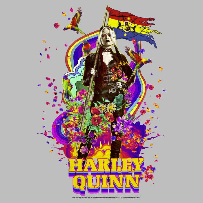 Fifth Sun Junior's The Suicide Squad Harley Quinn Color Splash T-Shirt