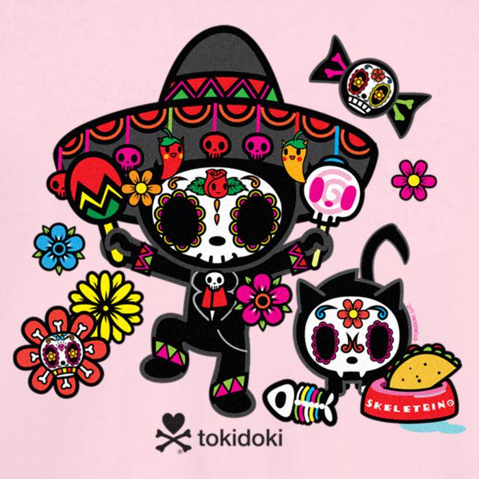 Fifth Sun Junior's Tokidoki Dia De Los Muertos Adios And Skeletrino T-Shirt