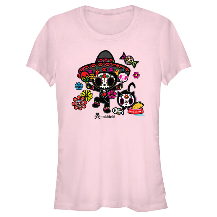 fifth sun Junior's Tokidoki Dia De Los Muertos Adios and Skeletrino T-Shirt