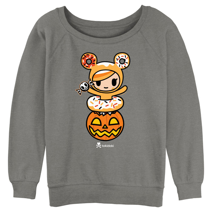 fifth sun Junior's Tokidoki Halloween Donutella Sweatshirt