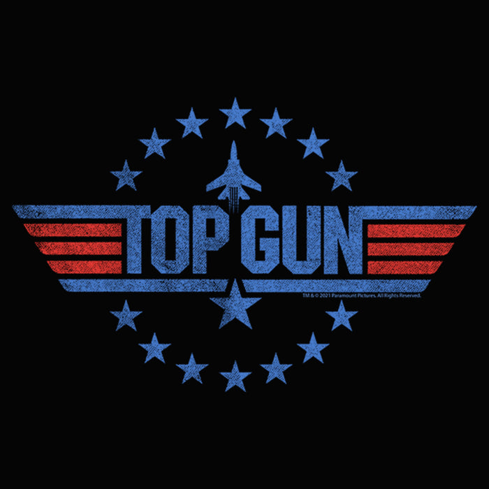 Fifth Sun Junior's Top Gun Circle Of Stars Logo Racerback Tank Top