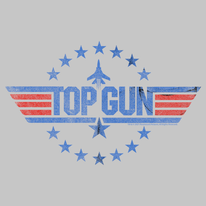 Fifth Sun Junior's Top Gun Circle Of Stars Logo T-Shirt