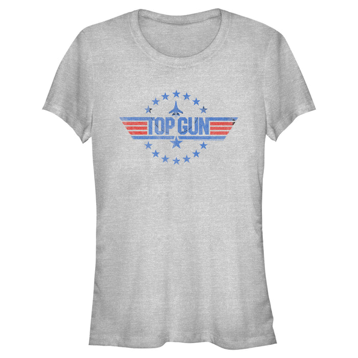 fifth sun Junior's Top Gun Circle of Stars Logo T-Shirt