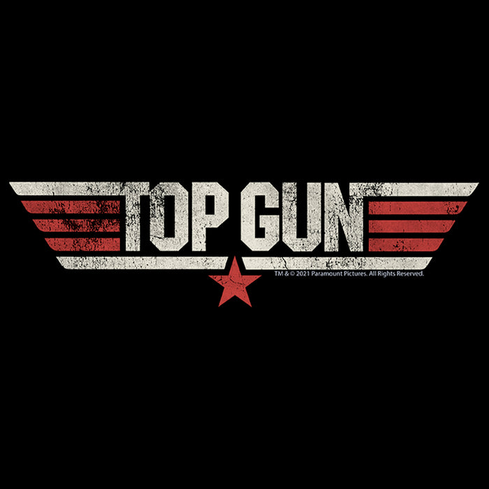 Fifth Sun Junior's Top Gun Distressed Movie Logo T-Shirt