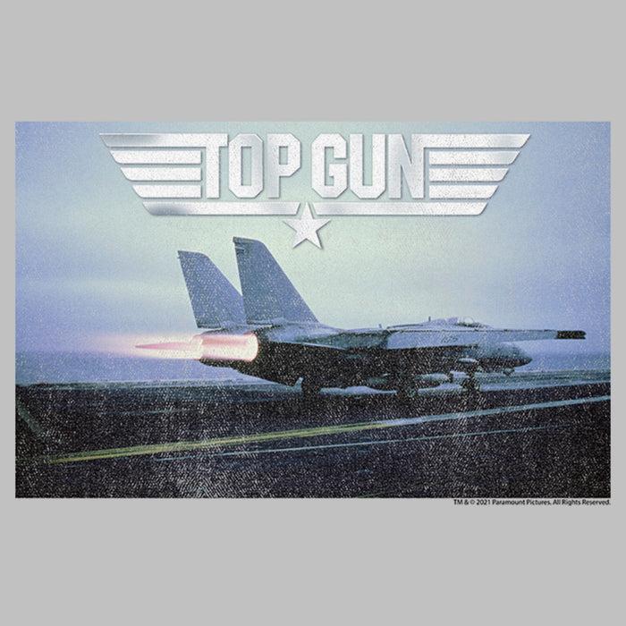 Fifth Sun Junior's Top Gun Fighter Jet Ready For Takeoff Distressed T-Shirt