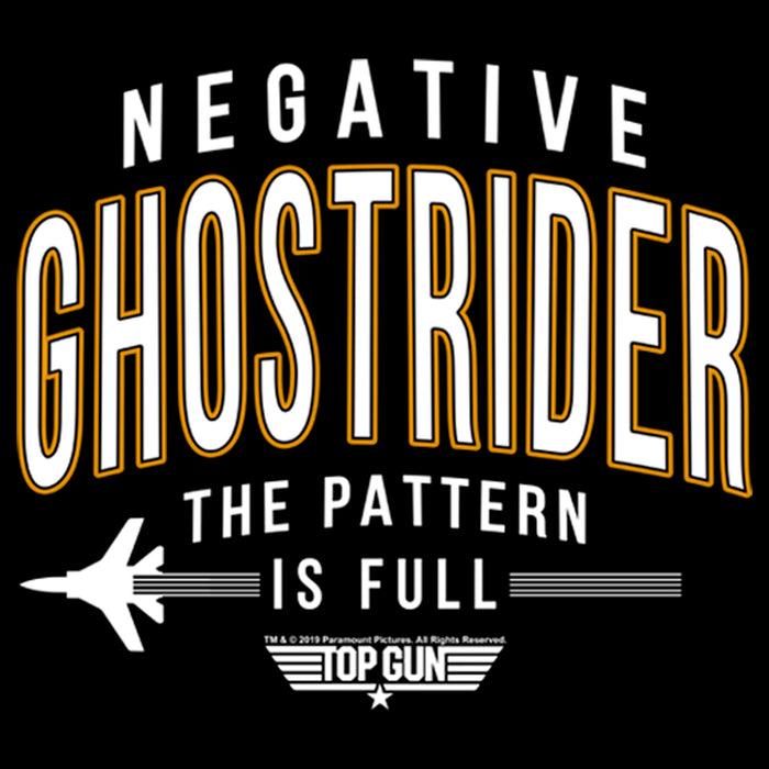 Fifth Sun Junior's Top Gun Negative Ghost Rider The Pattern Is Full T-Shirt