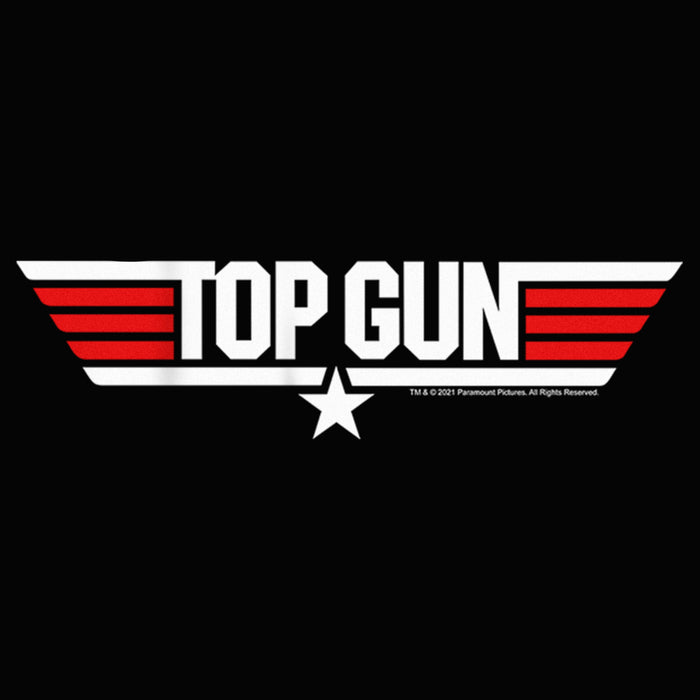 Fifth Sun Junior's Top Gun Red And White Movie Logo Racerback Tank Top