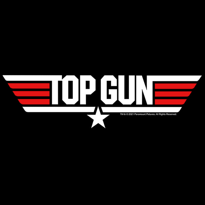 Fifth Sun Junior's Top Gun Red And White Movie Logo T-Shirt