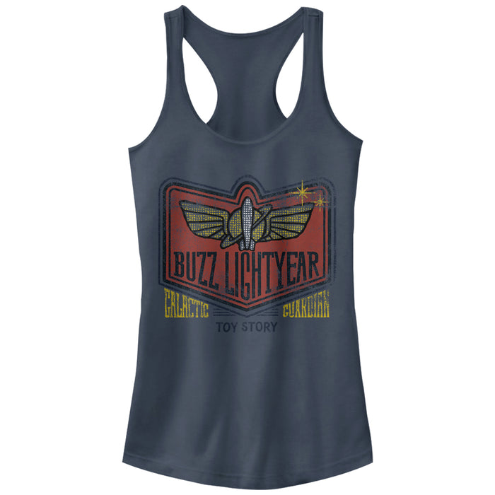 fifth sun Junior's Toy Story Buzz Lightyear Galactic Guardian Racerback Tank Top