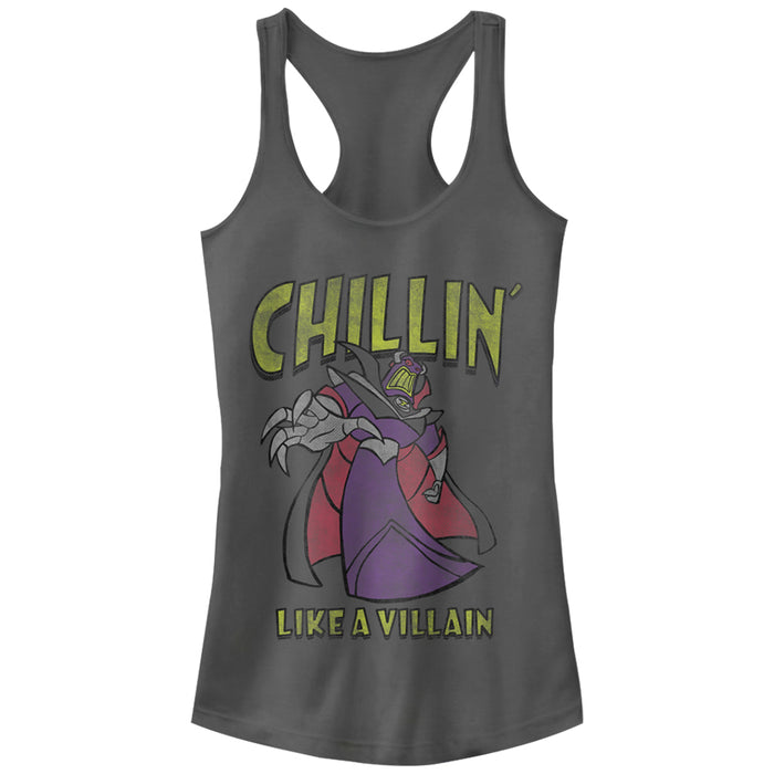 fifth sun Junior's Toy Story Emperor Zurg Chillin Like a Villain Racerback Tank Top