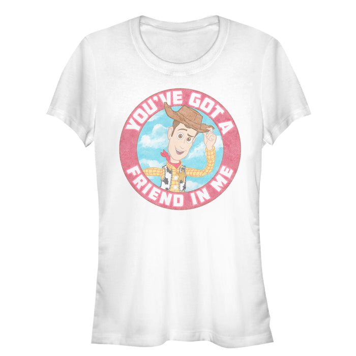 fifth sun Junior's Toy Story Friend in Me Woody Circle T-Shirt