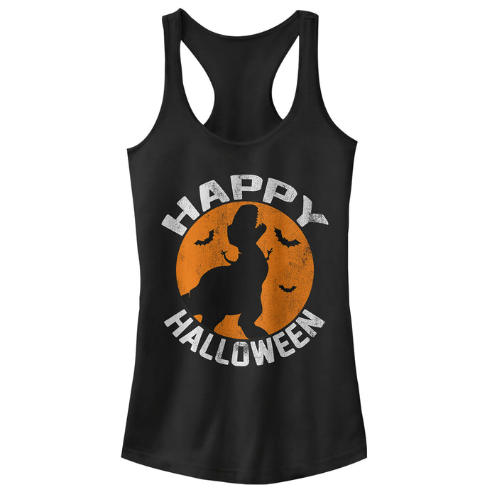 fifth sun Junior's Toy Story Halloween Rex Silhouette Racerback Tank Top