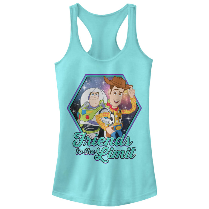 fifth sun Junior's Toy Story to the Limit Racerback Tank Top
