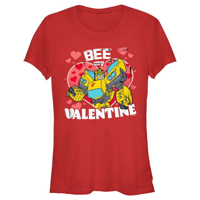 fifth sun Junior's Transformers Bumblebee Bee My Valentine T-Shirt