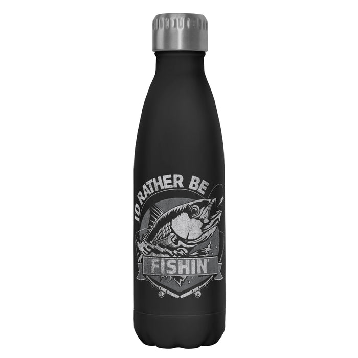 Fifth Sun Lost Gods I'd Rather Be Fishin' Stainless Steel Water Bottle