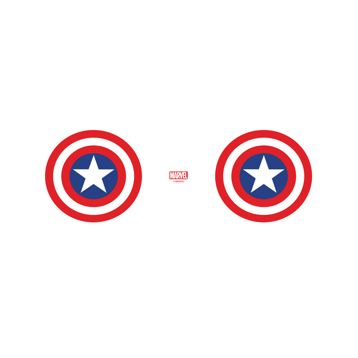 Fifth Sun Marvel Captain America Classic Shield Logo Stainless Steel Tumbler With Lid