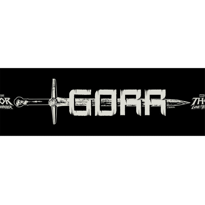 Fifth Sun Marvel: Thor: Love And Thunder Gorr Necrosword Stainless Steel Tumbler With Lid