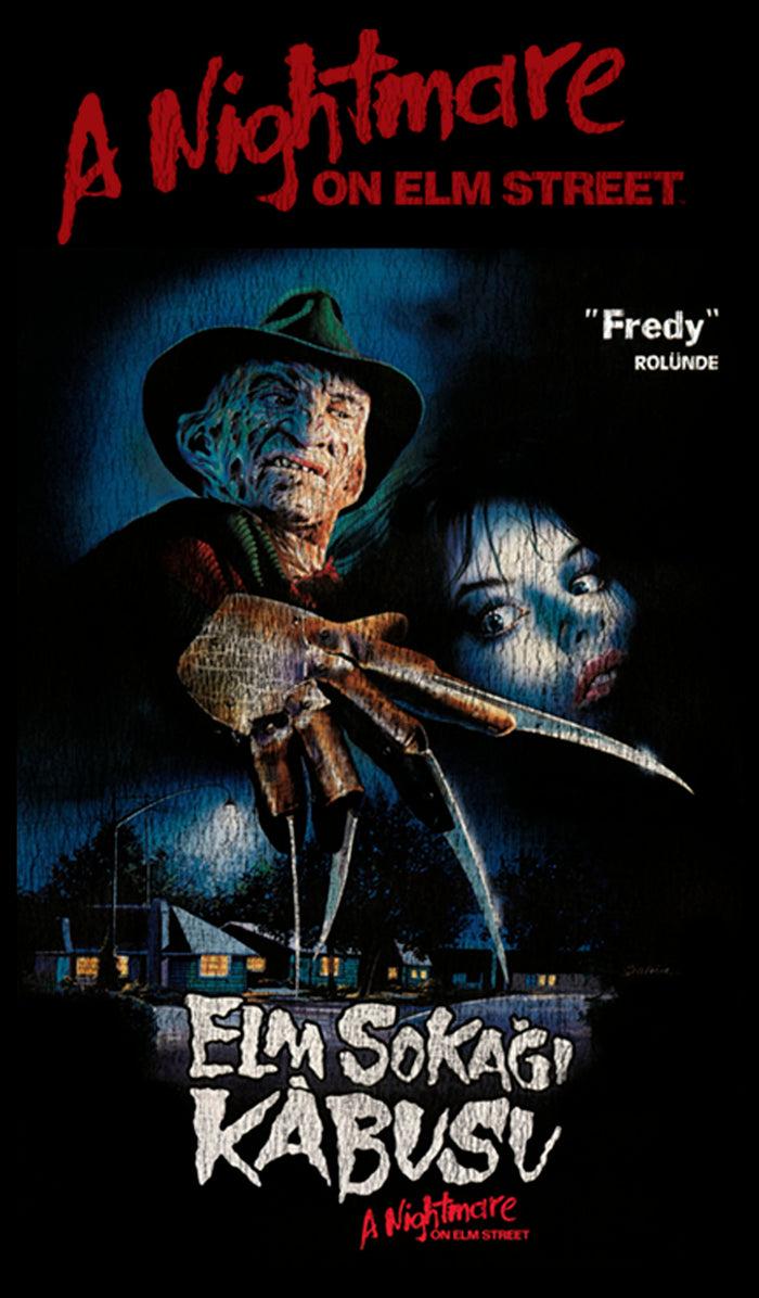 Fifth Sun Men's A Nightmare On Elm Street International Movie Poster T-Shirt