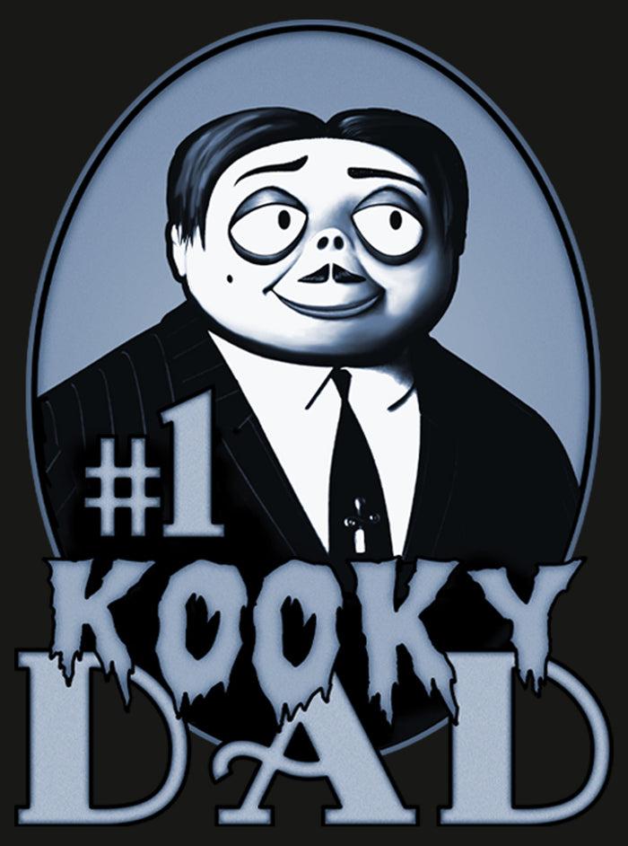 Fifth Sun Men's Addams Family #1 Kooky Dad Gomez Addams Long Sleeve Shirt