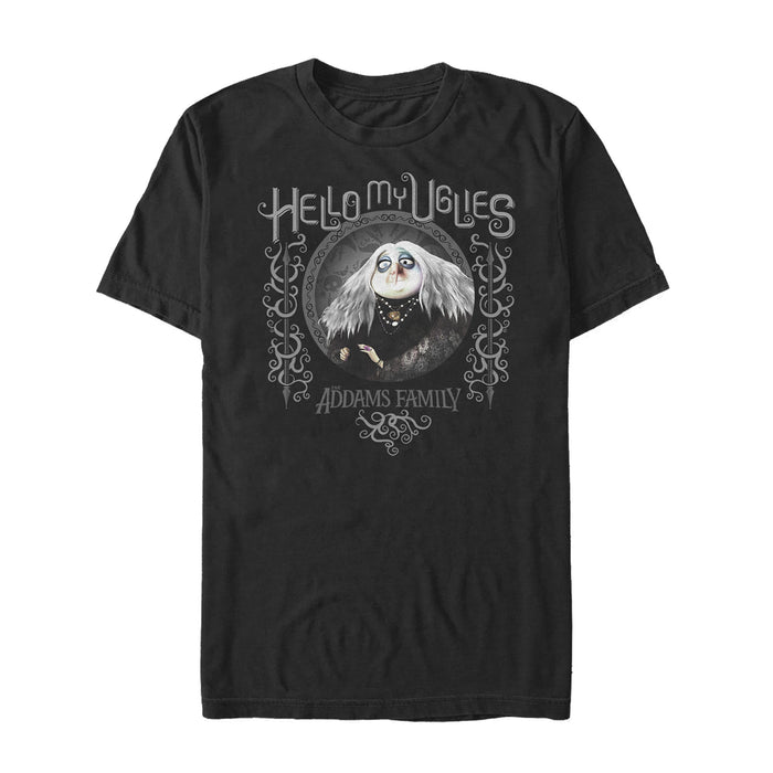 fifth sun Men's Addams Family Grandmama Hello My Uglies T-Shirt