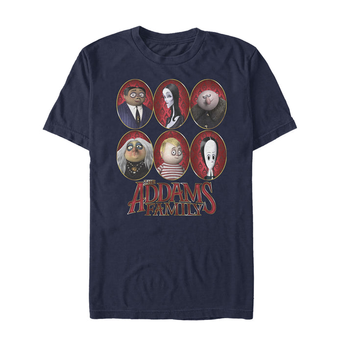 fifth sun Men's Addams Family Portrait Panels T-Shirt