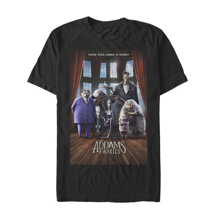 fifth sun Men's Addams Family Theatrical Poster T-Shirt