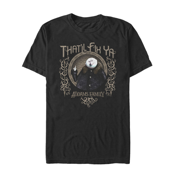 fifth sun Men's Addams Family Uncle Fester That'll Fix Ya T-Shirt