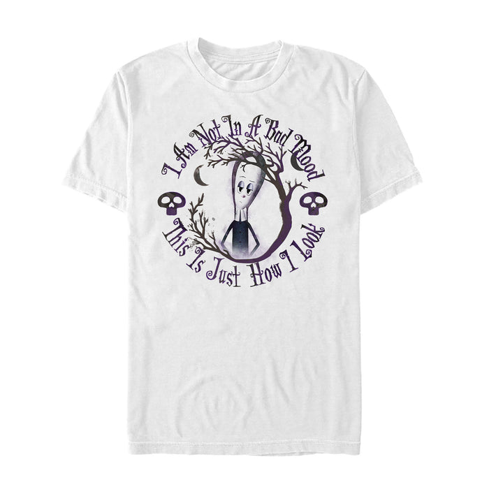 fifth sun Men's Addams Family Wednesday Bad Mood T-Shirt