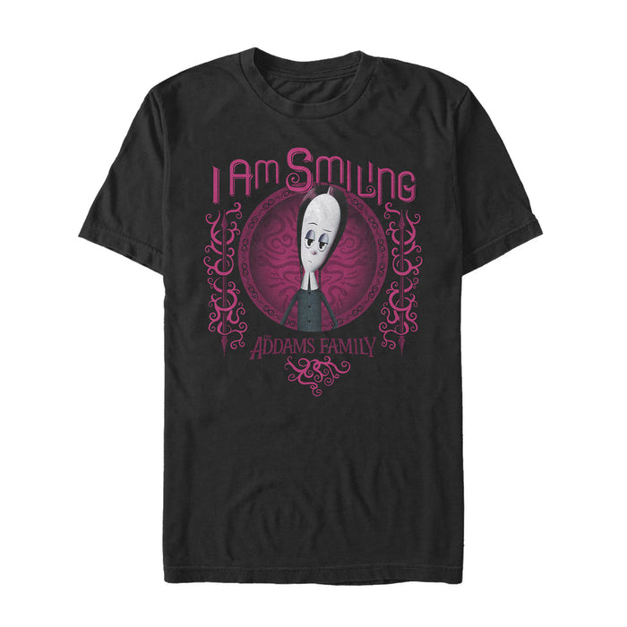 fifth sun Men's Addams Family Wednesday I Am Smiling T-Shirt