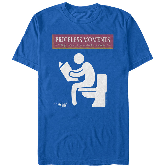 fifth sun Men's American Vandal Priceless Moments Toilet T-Shirt
