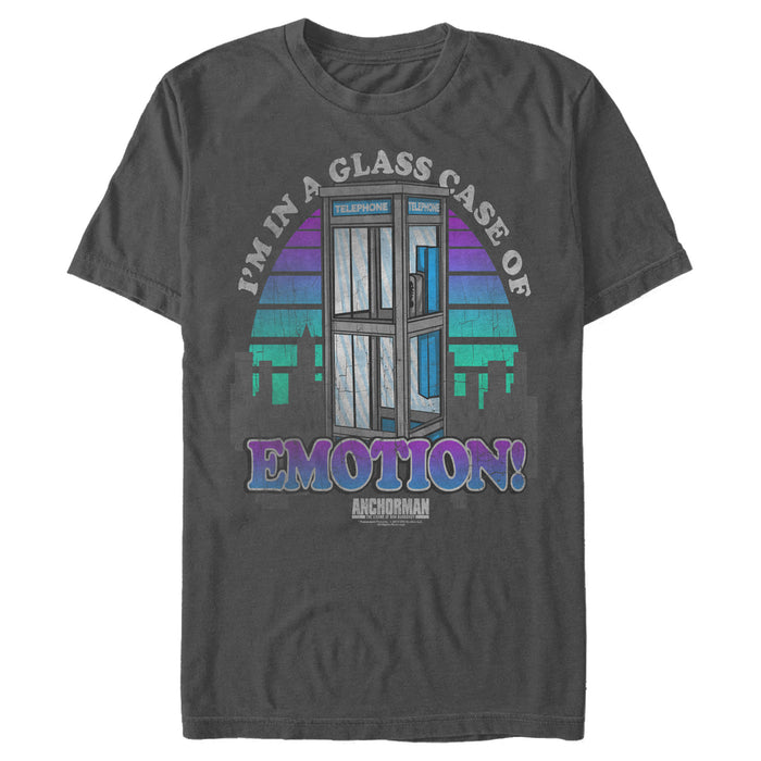 fifth sun Men's Anchorman Glass Case of Emotion T-Shirt
