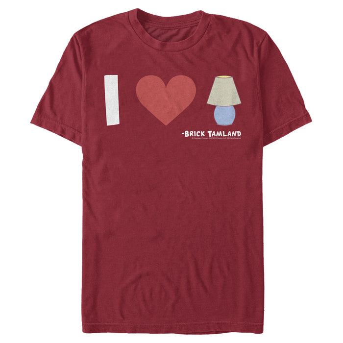 fifth sun Men's Anchorman I Love Lamp Icons T-Shirt