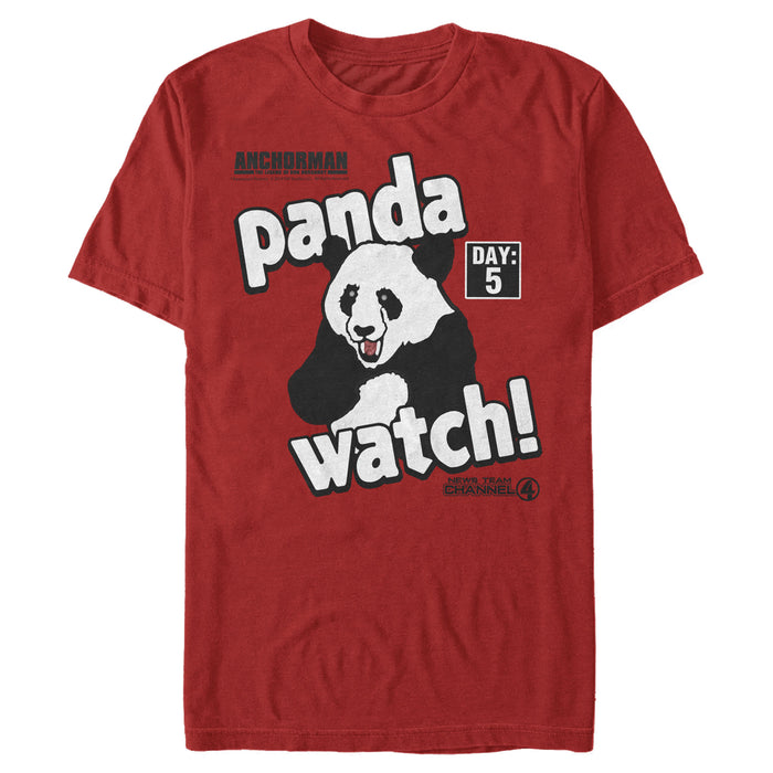 fifth sun Men's Anchorman Panda Watch Day 5 T-Shirt