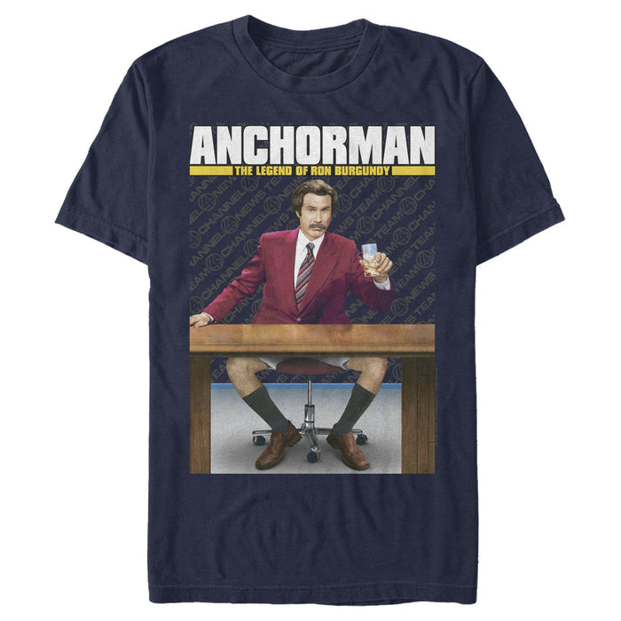 Fifth Sun Men's Anchorman Ron Burgundy Legend T-Shirt