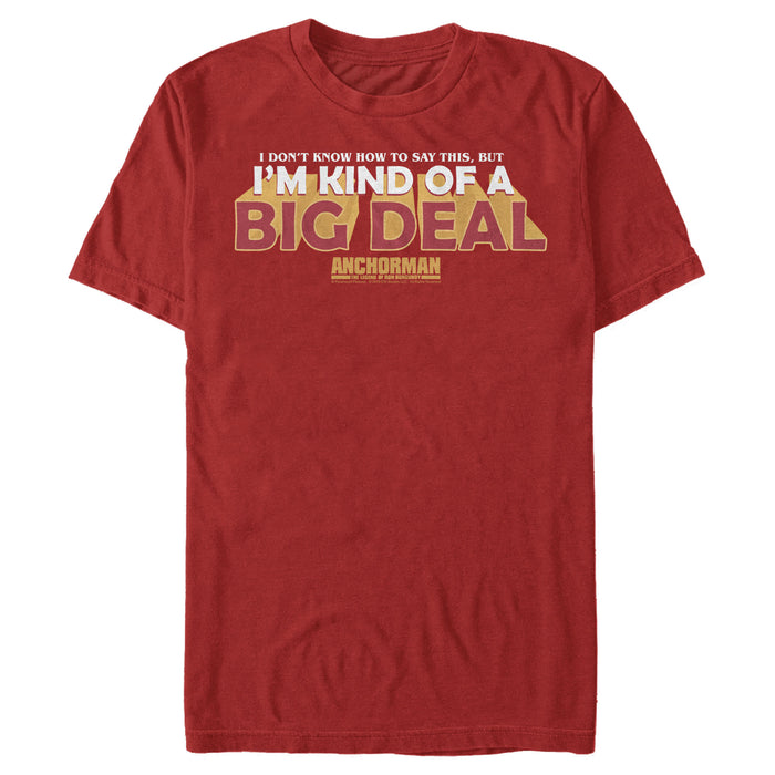 fifth sun Men's Anchorman Say I'm Kind of a Big Deal T-Shirt