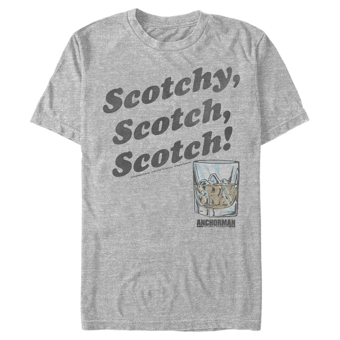 fifth sun Men's Anchorman Scotchy Scotch Glass T-Shirt