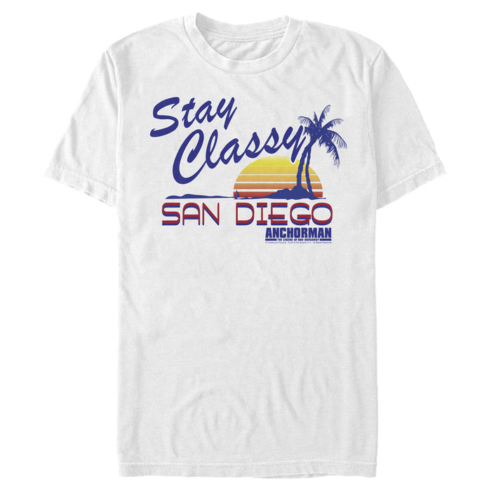 fifth sun Men's Anchorman Stay Classy San Diego T-Shirt
