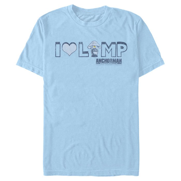 fifth sun Men's Anchorman Vintage I Love Lamp T-Shirt