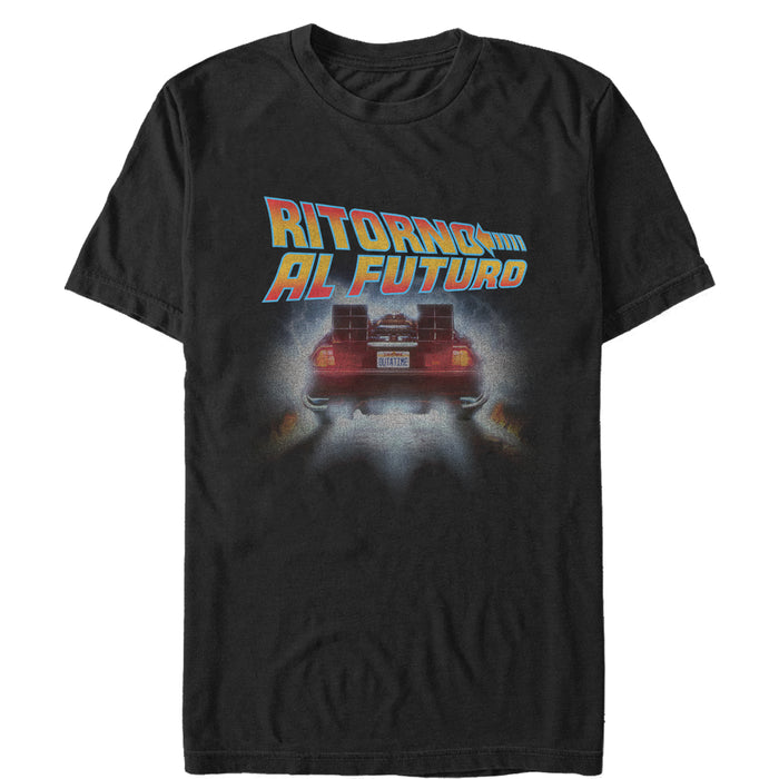 fifth sun Men's Back to the Future Italian Poster T-Shirt