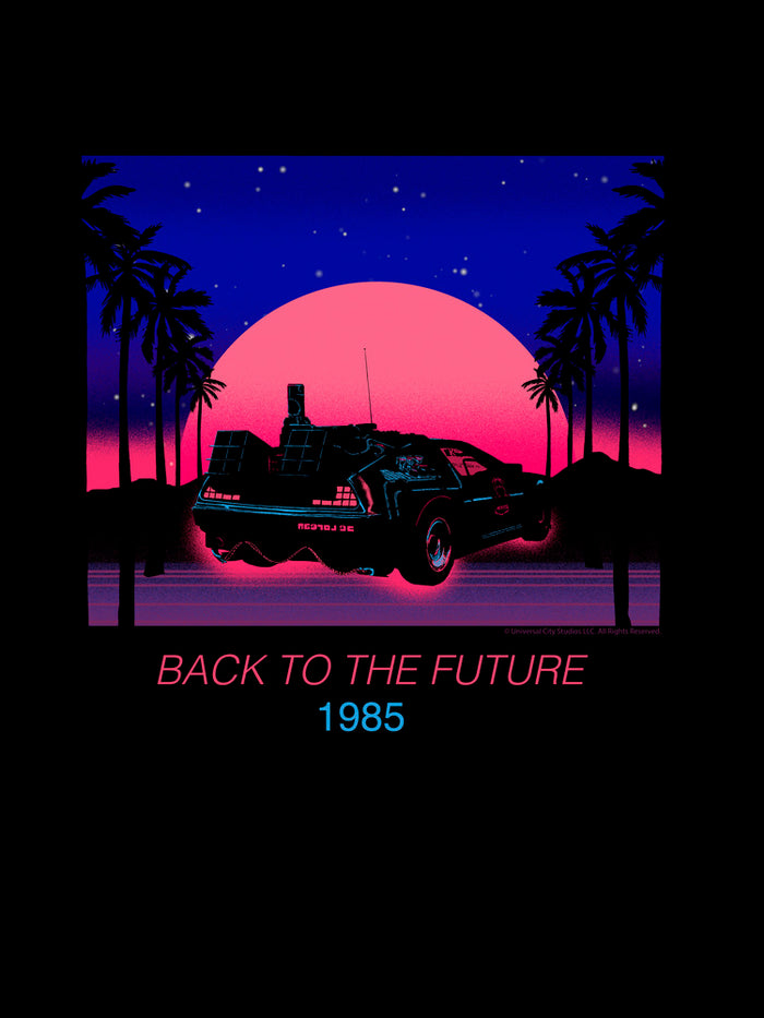 Fifth Sun Men's Back To The Future Retro Sunset T-Shirt