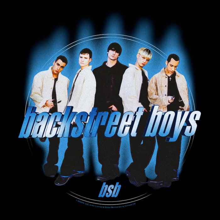 Fifth Sun Men's Backstreet Boys Blue Glowing Circle Sweatshirt