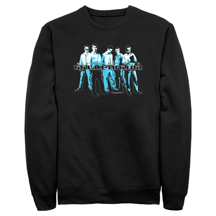 fifth sun Men's Backstreet Boys Blue Millennium Sweatshirt