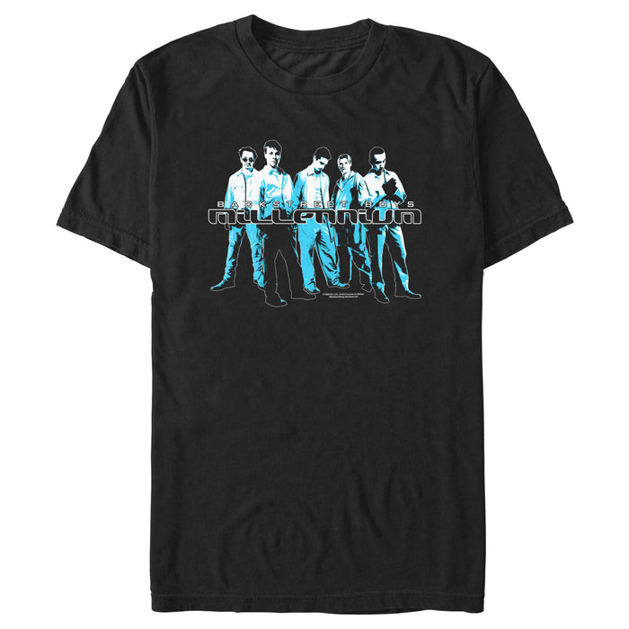 fifth sun Men's Backstreet Boys Blue Millennium T-Shirt