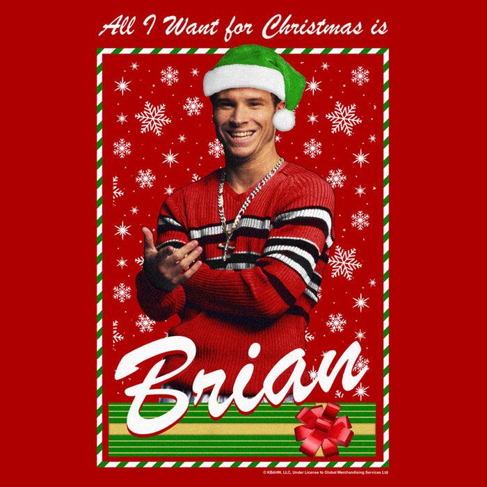 Fifth Sun Men's Backstreet Boys Brian All I Want For Christmas T-Shirt