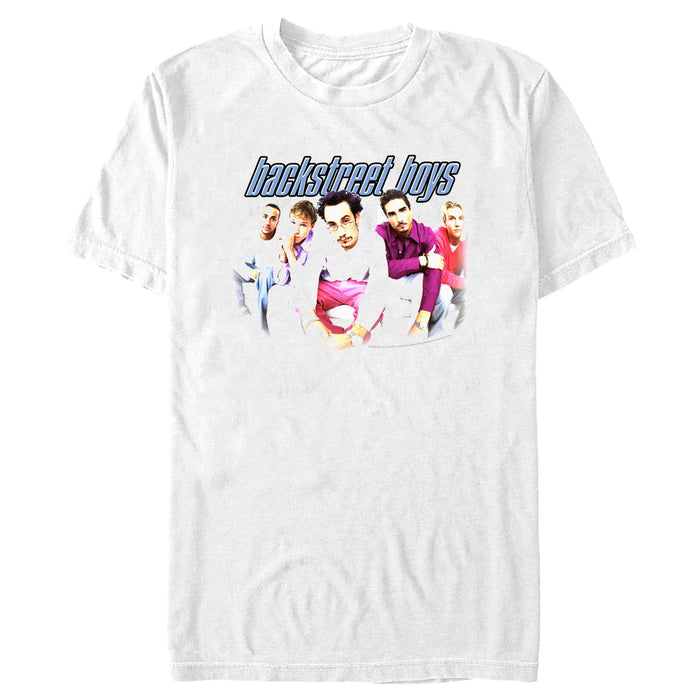 fifth sun Men's Backstreet Boys Fisheye Group Shot T-Shirt