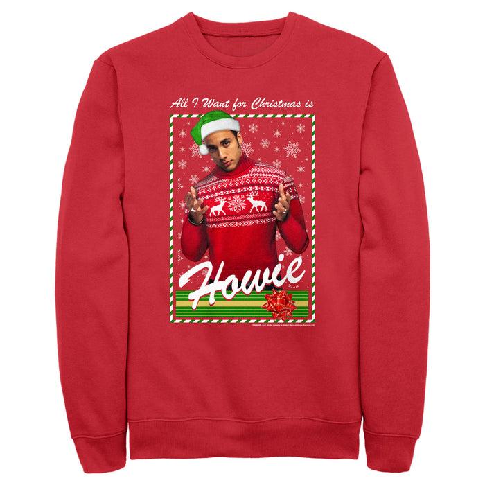 fifth sun Men's Backstreet Boys Howie All I Want for Christmas Sweatshirt
