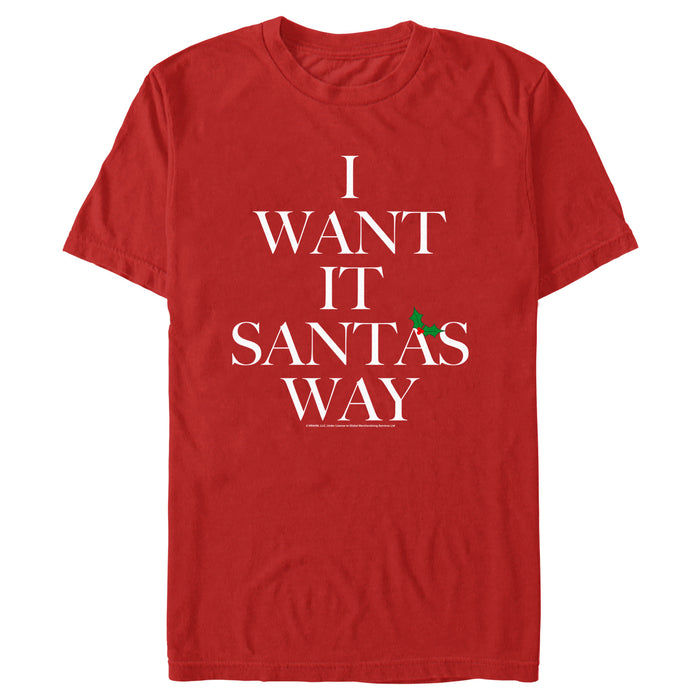 fifth sun Men's Backstreet Boys I Want It Santa's Way T-Shirt