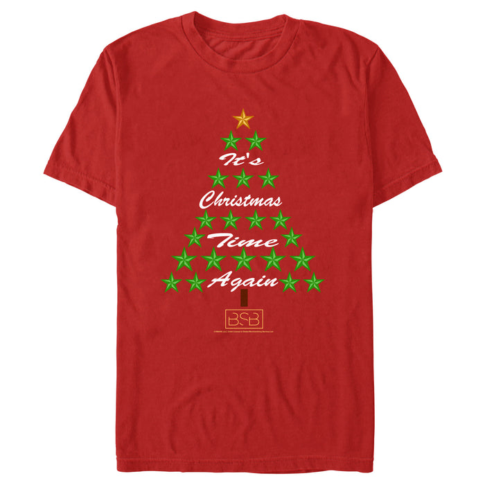fifth sun Men's Backstreet Boys It's Christmas Time Again T-Shirt
